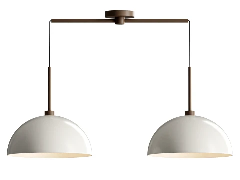 Handmade 2 piece pendant light 3D Model