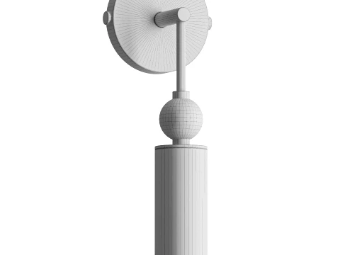Harlin Alabaster Wall Lamp 1 heads 3D Model
