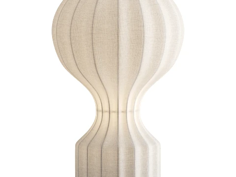 L&aacute;mpara de mesa con globo aerost&aacute;tico Modelo 3D