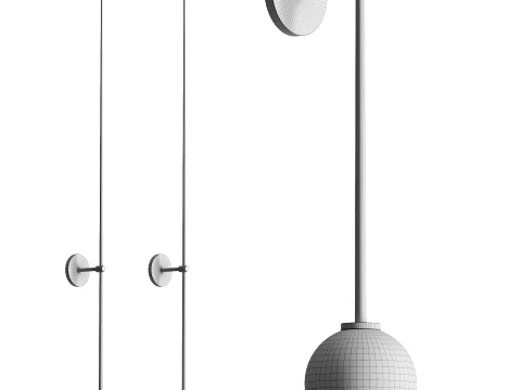 Arandela em forma de bola ImperiumLoft LINES Modelo 3D