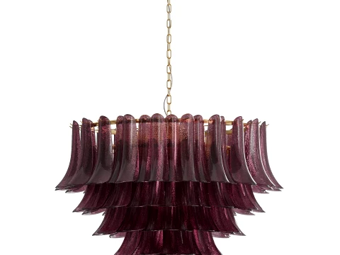 Large Modern Italian Murano Chandelier Palma 3D Model