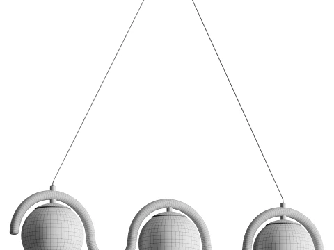Lenox Lineer Top Sarkıt 3 kafalı 3D Model
