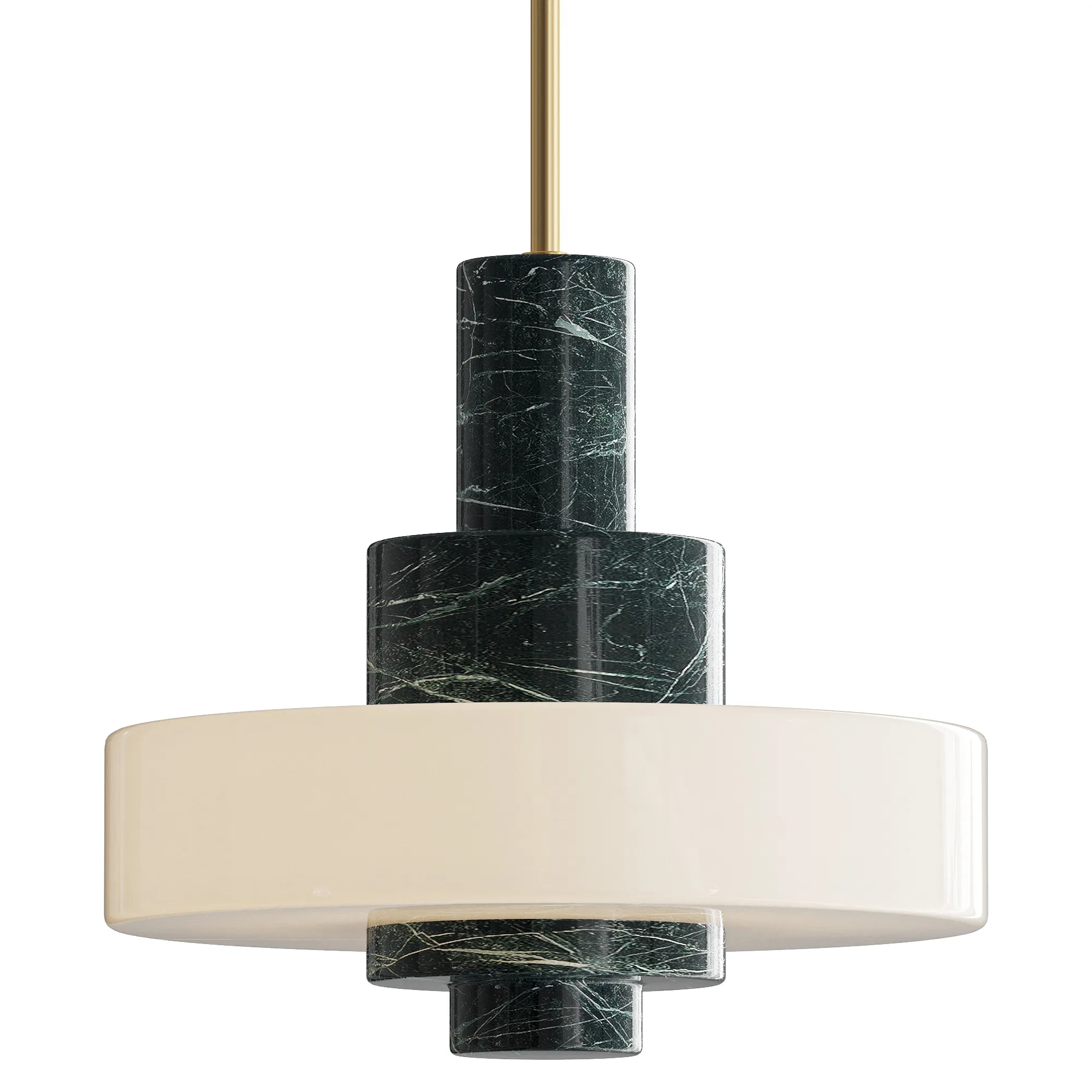 Mercury Green Marble Pendant Lamp 3D Model .c4d .max .obj .3ds .fbx .stl .blend 