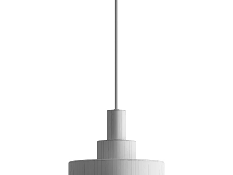 Mercury Green Marble Pendant Lamp 3D Model