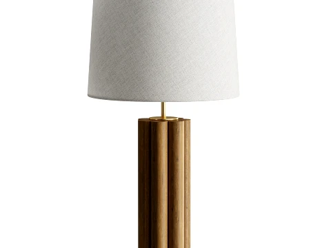 Mocha Table Lamp 3D Model
