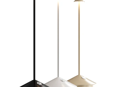 Modern Led Şarjlı Masa Lambası 3D Model