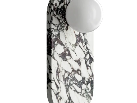 Modulo Marble Wall Lamp 1heads 3D Model