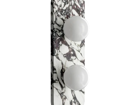 Modulo Marble Wall Lamp 2 heads 3D Model