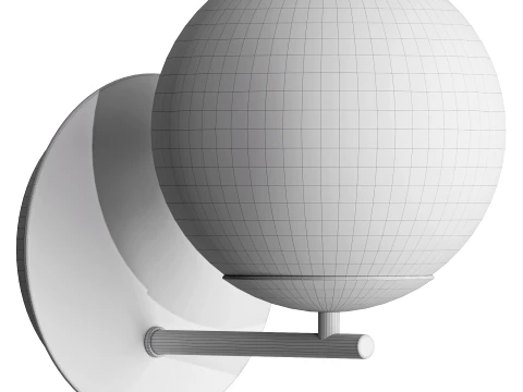 MyFar Aerton Glass Wall Lamp 3D Model