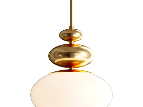 Trendy Trinity Kolye 3D Model