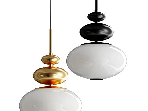 Trendy Trinity Kolye 3D Model