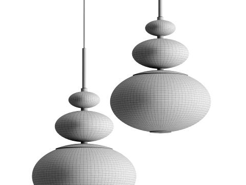 Trendy Trinity Kolye 3D Model