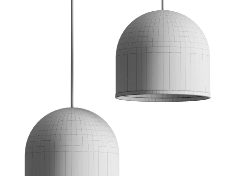 Veridia Minimalist Kaldırılabilir İnce Sarkıt Işık 3D Model