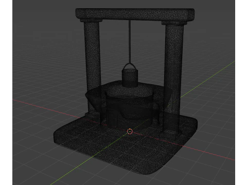 Roman Fountain 3D Model
