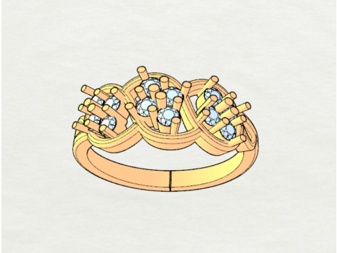 DIAMOND RING 3D Modell