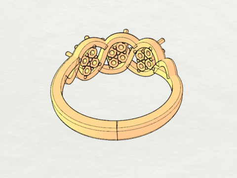 DIAMOND RING 3D Modell