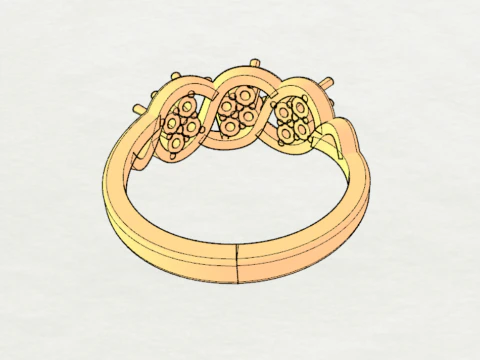DIAMOND RING 3D Model