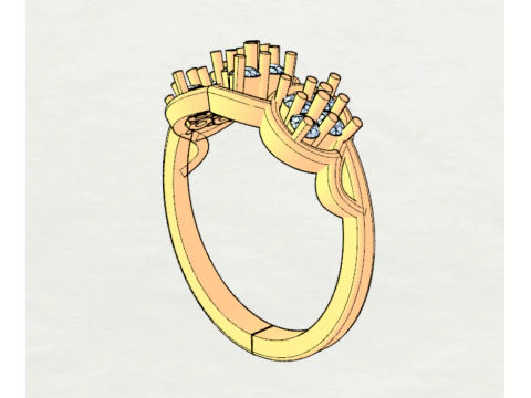 DIAMOND RING 3D Model