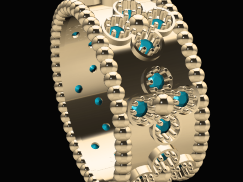 PREMIUM LADIES RING 3Dモデル