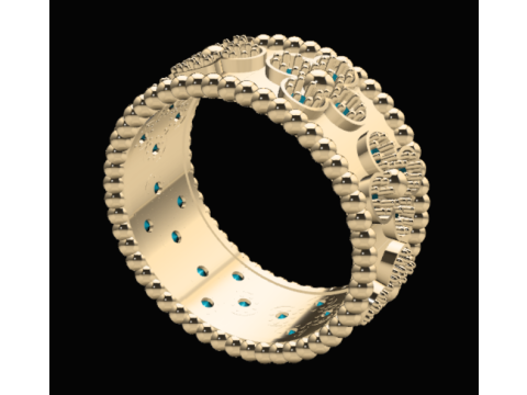 PREMIUM LADIES RING 3D Model