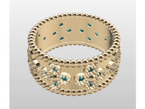 PREMIUM LADIES RING 3D Model