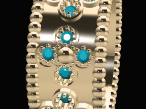 PREMIUM LADIES RING 3D Model