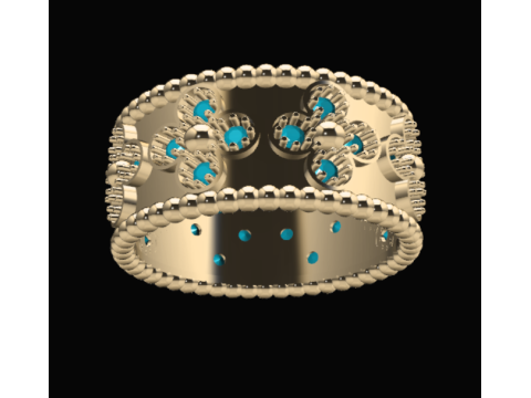 PREMIUM LADIES RING 3D Model