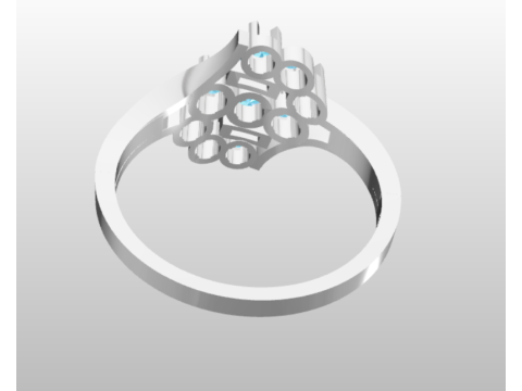 LADIES DIAMOND RING 3Dモデル