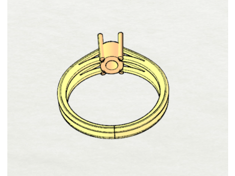PREMIUM RING 3D Model