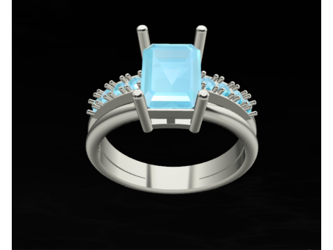 PREMIUM LADIES RING 3Dモデル