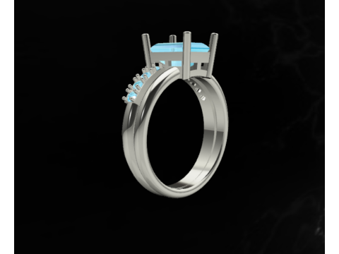 PREMIUM LADIES RING 3Dモデル