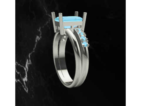 PREMIUM LADIES RING 3Dモデル