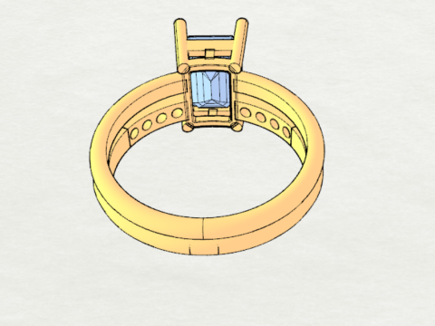 PREMIUM LADIES RING 3Dモデル