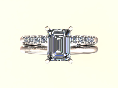 PREMIUM LADIES RING Modèle 3D