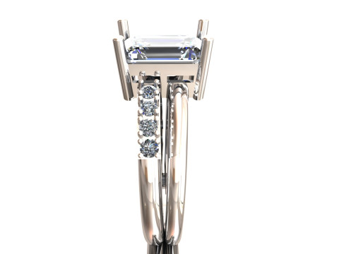 PREMIUM LADIES RING Modèle 3D