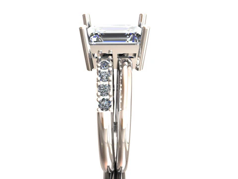 PREMIUM LADIES RING 3D Model