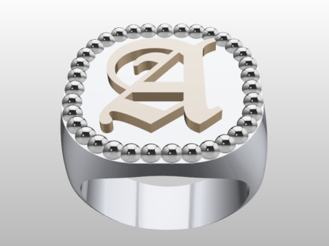 SIGNET RING 3Dモデル