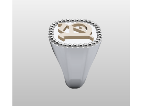 SIGNET RING Model 3D