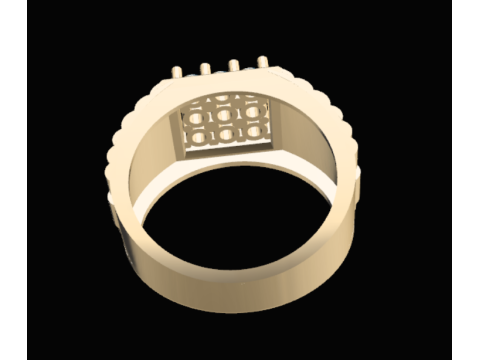 GENTS DIAMOND RING 3Dモデル