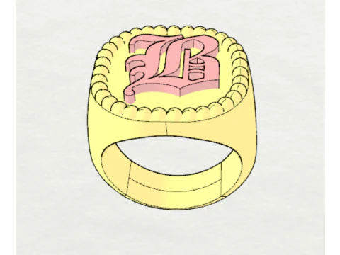 ANILLO DE SELLO Modelo 3D