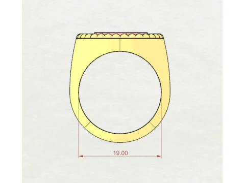 ANILLO DE SELLO Modelo 3D