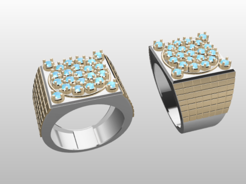PREMIUM GENTS RING 3Dモデル