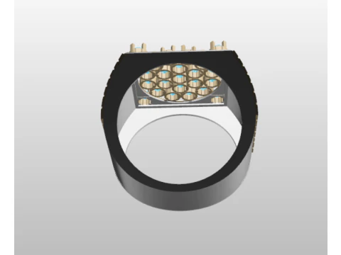 PREMIUM GENTS RING 3D Model