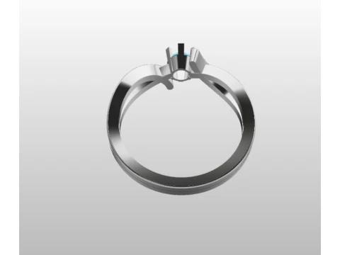 レディース結婚指輪 3Dモデル