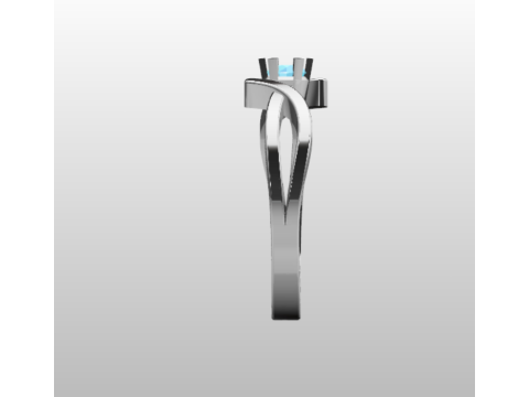 LADIES WEDDING RING 3Dモデル