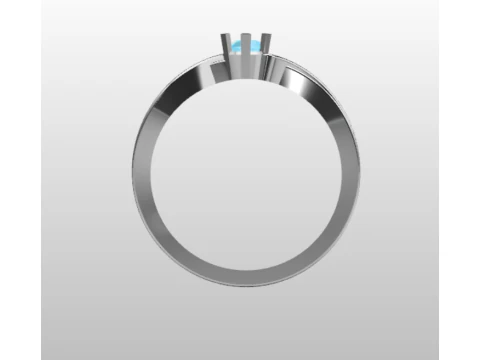 レディース結婚指輪 3Dモデル