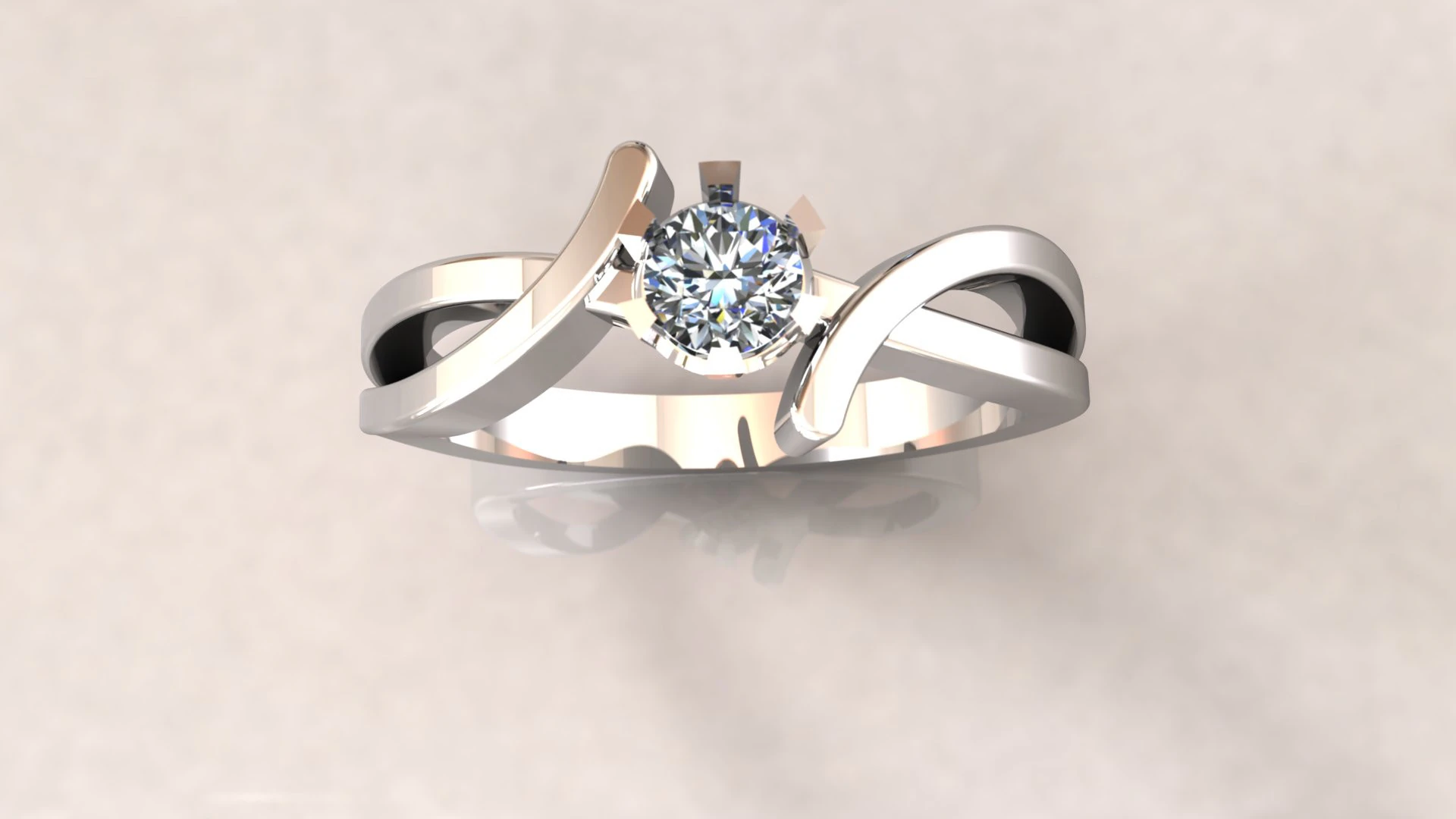 レディース結婚指輪 3Dモデル .c4d .max .obj .3ds .fbx .stl .blend 