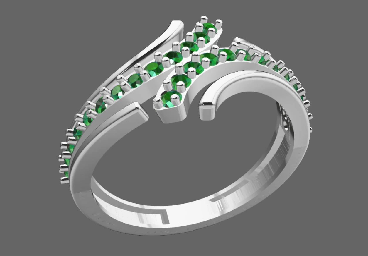 LADIES WEDDING RING 3D Model .c4d .max .obj .3ds .fbx .stl .blend 