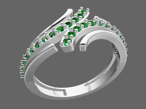 LADIES WEDDING RING 3D Модель