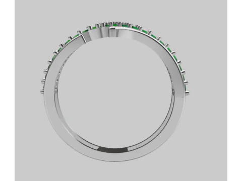 LADIES WEDDING RING 3D Model
